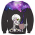 Halloween hoodies oversized Streetwear Casual 3D Skull Printed Halloween 2019 Sweatshirts - menochic